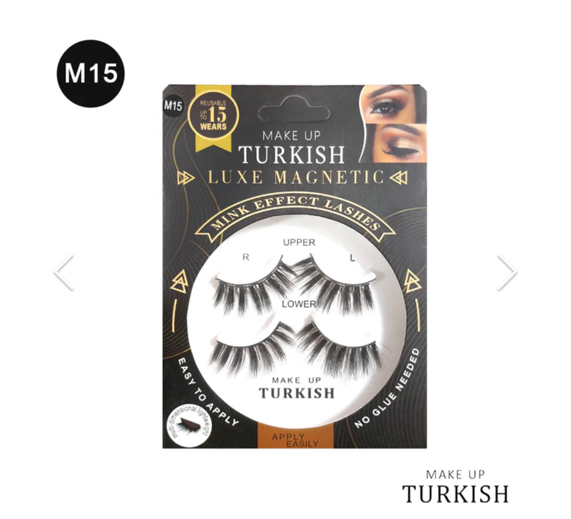 Makeup Turkish Luxe Magnetic Mink Effect Eyelashes