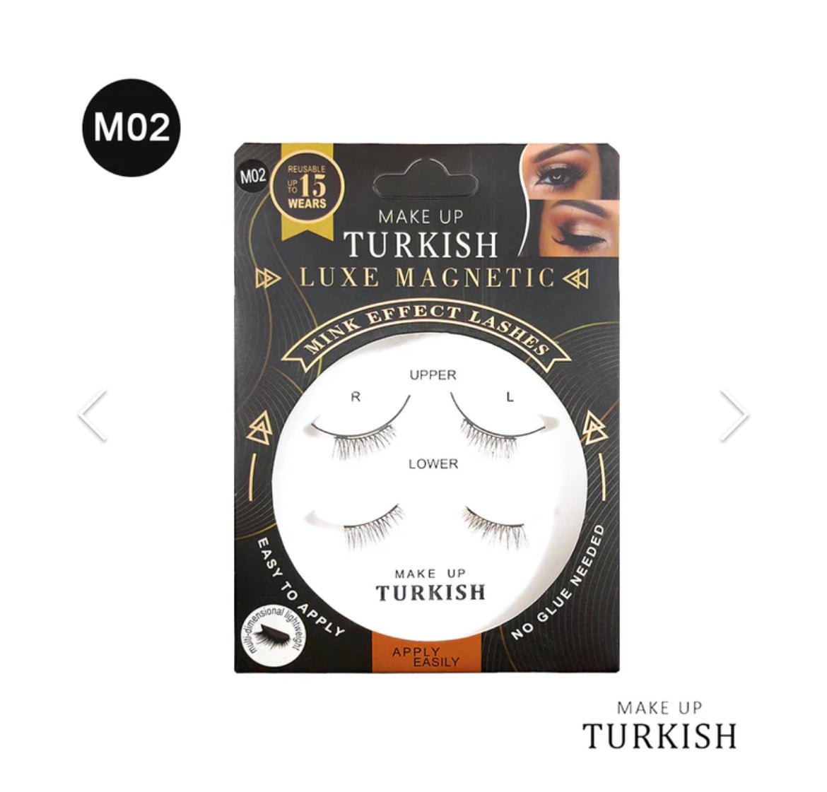 Makeup Turkish Luxe Magnetic Mink Effect Eyelashes