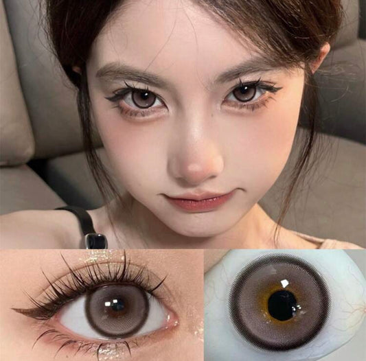 Milk Flavored Pearls Brown Colored Contact Lenses