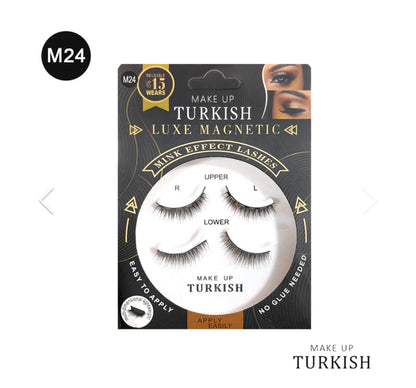 Makeup Turkish Luxe Magnetic Mink Effect Eyelashes