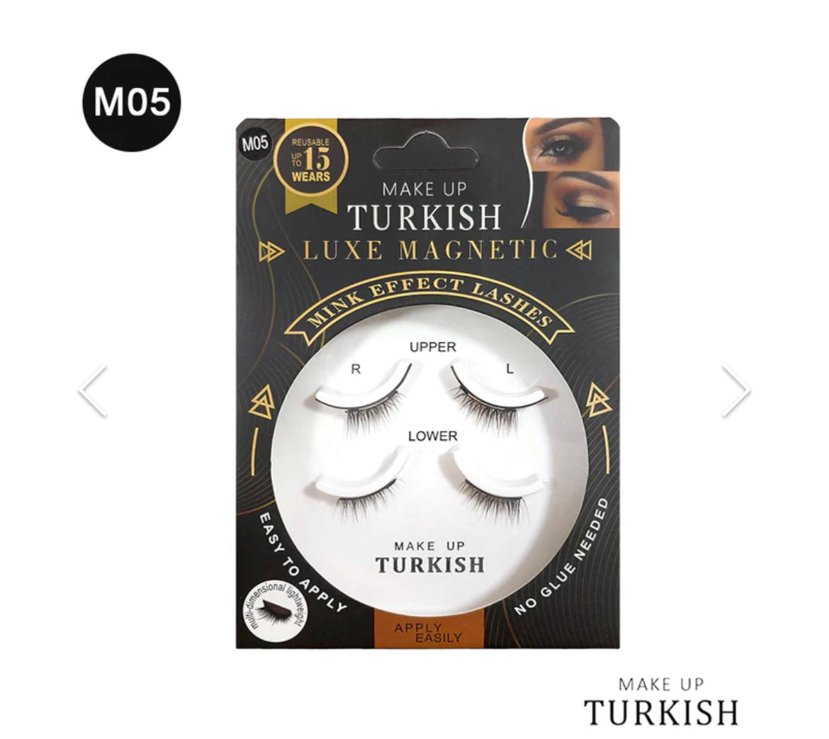 Makeup Turkish Luxe Magnetic Mink Effect Eyelashes