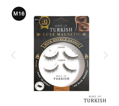 Makeup Turkish Luxe Magnetic Mink Effect Eyelashes