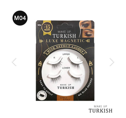 Makeup Turkish Luxe Magnetic Mink Effect Eyelashes