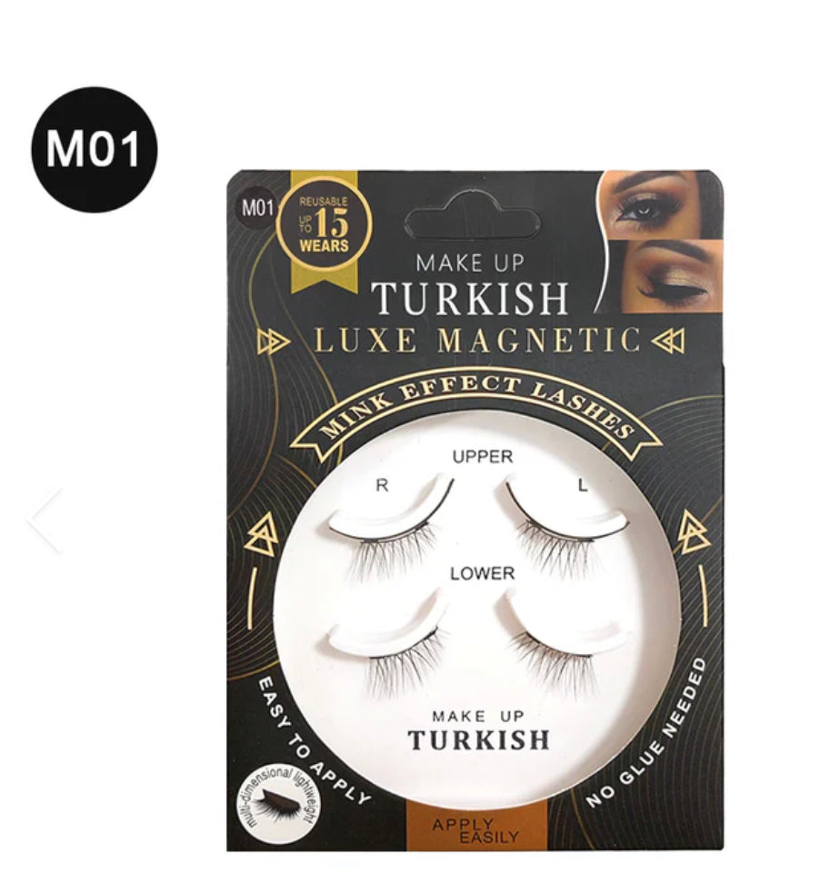 Makeup Turkish Luxe Magnetic Mink Effect Eyelashes