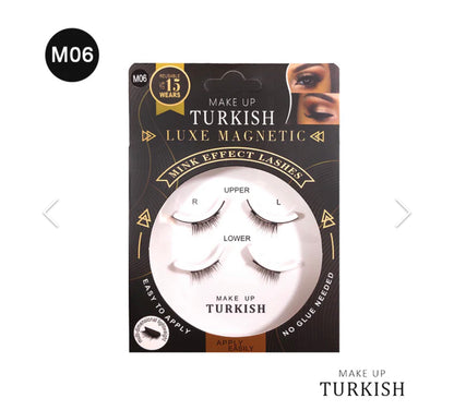 Makeup Turkish Luxe Magnetic Mink Effect Eyelashes