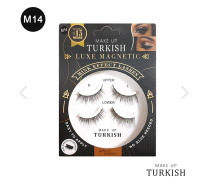 Makeup Turkish Luxe Magnetic Mink Effect Eyelashes