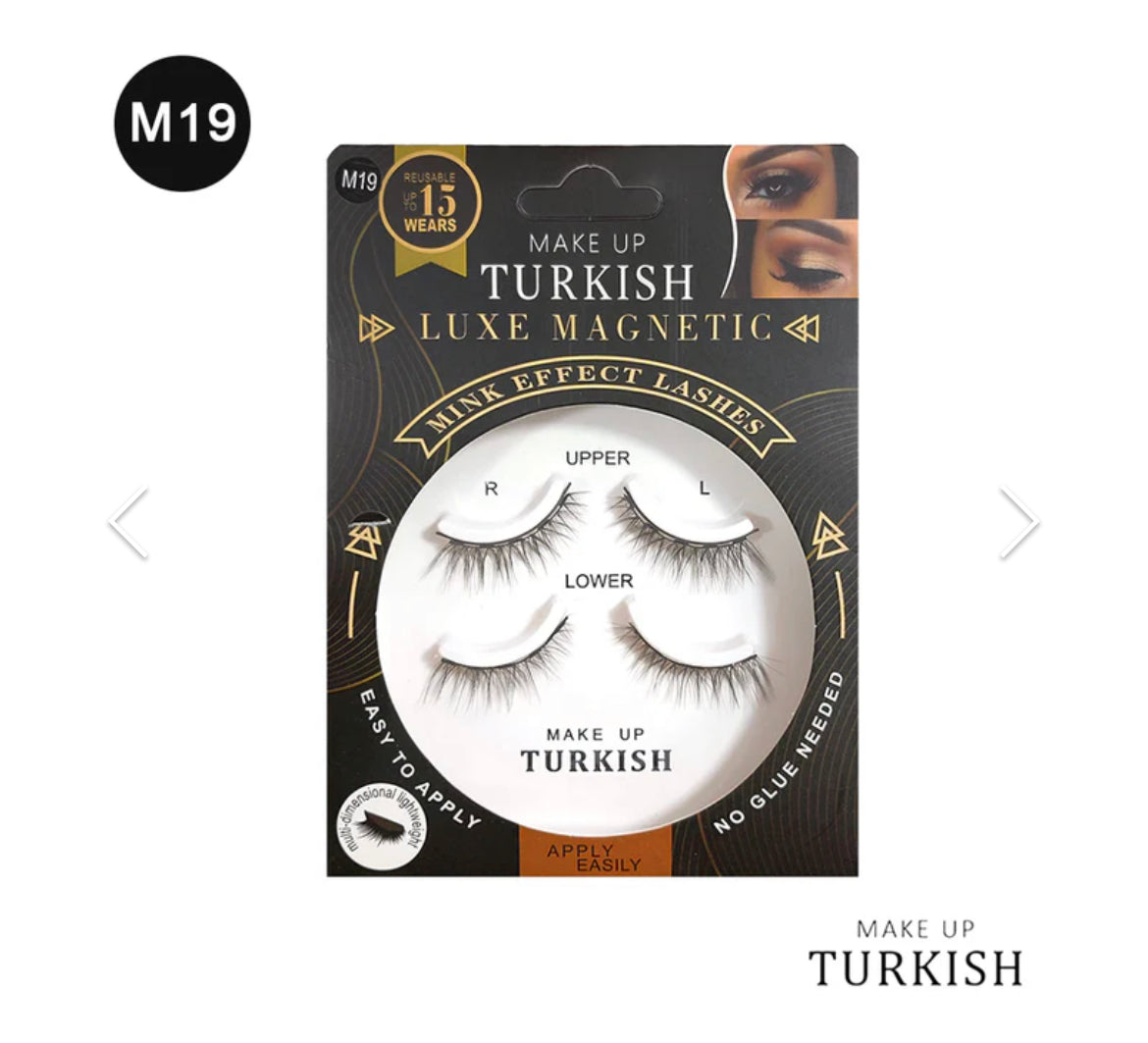 Makeup Turkish Luxe Magnetic Mink Effect Eyelashes