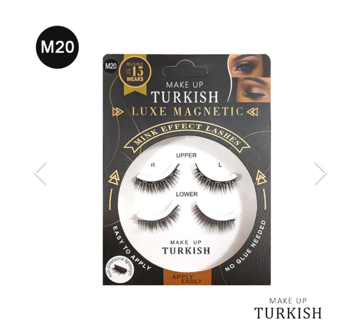 Makeup Turkish Luxe Magnetic Mink Effect Eyelashes