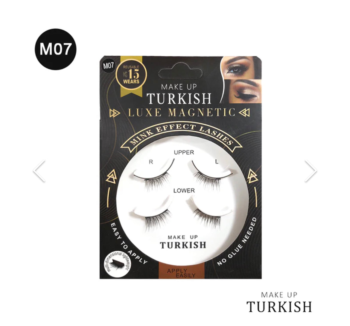 Makeup Turkish Luxe Magnetic Mink Effect Eyelashes