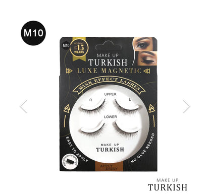 Makeup Turkish Luxe Magnetic Mink Effect Eyelashes