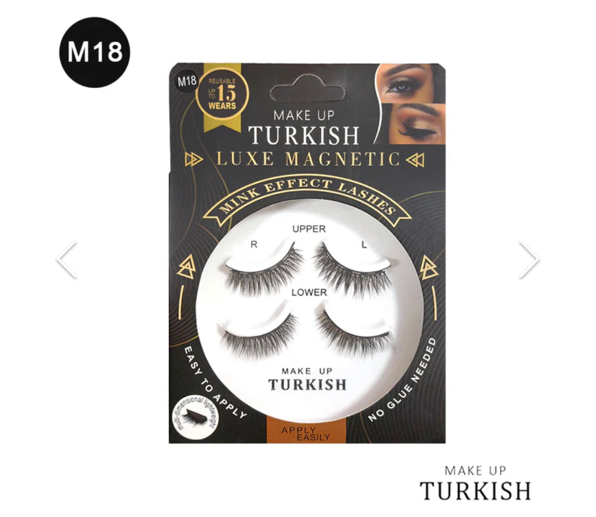 Makeup Turkish Luxe Magnetic Mink Effect Eyelashes