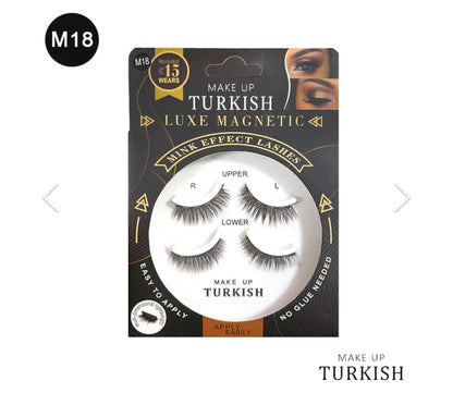 Makeup Turkish Luxe Magnetic Mink Effect Eyelashes