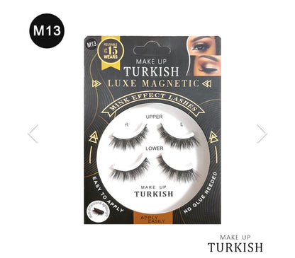 Makeup Turkish Luxe Magnetic Mink Effect Eyelashes