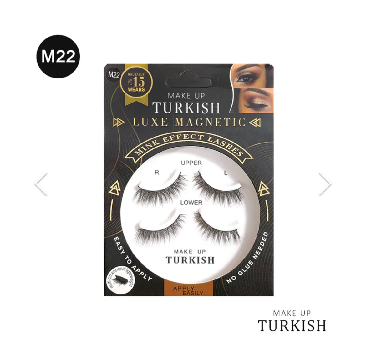 Makeup Turkish Luxe Magnetic Mink Effect Eyelashes